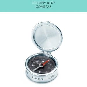 Antique Tiffany Sterling Silver Compass